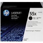 HP CE255XD (55X) SIYAH IKILI PAKET LASERJET TONER KARTUSU