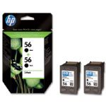 HP C9502AE (56) 2 LI PAKET SIYAH MUREKKEP PUSKURTMELI BASKI KARTUSLARI