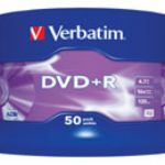 VERBATIM 43550  DVD+R AZO MATG. 4,7GB.16X 50 LI CAKEBOX
